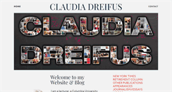 Desktop Screenshot of claudiadreifus.com